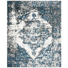 CLASSIC VINTAGE, NAVY / IVORY, 6' X 9', Area Rug, CLV703N-6