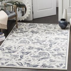 CARNEGIE, CREAM / LIGHT GREY, 5'-1" X 7'-6", Area Rug, CNG622C-5