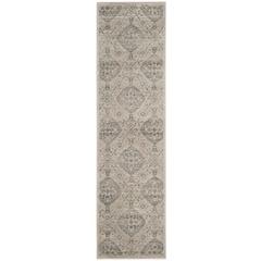 CARNEGIE, TAUPE / LIGHT BLUE, 2'-3" X 8', Area Rug