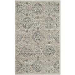 CARNEGIE, TAUPE / LIGHT BLUE, 3' X 5', Area Rug