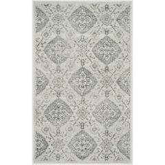 CARNEGIE, SILVER / GREY, 3' X 5', Area Rug, CNG623S-3