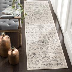 CARNEGIE, CREAM / LIGHT GREY, 2'-3" X 8', Area Rug, CNG624C-28