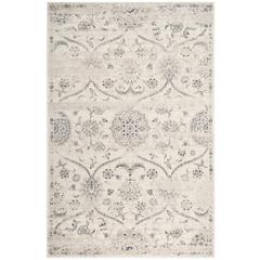 CARNEGIE, CREAM / LIGHT GREY, 5'-1" X 7'-6", Area Rug, CNG624C-5
