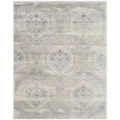 CARNEGIE, LIGHT GREY / CREAM, 8' X 10', Area Rug, CNG626A-8