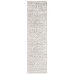 CARNEGIE, CREAM / LIGHT GREY, 2'-3" X 8', Area Rug, CNG631C-28
