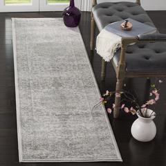 CARNEGIE, CREAM / DARK GREY, 2'-3" X 12', Area Rug, CNG631K-212