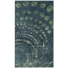 CONSTELLATION VINTAGE, TURQUOISE / MULTI, 3'-3" X 5'-7", Area Rug