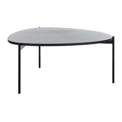 Sven Coffee Table, Dark Grey Oak/Black