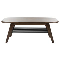 Oren 2 Tier Coffee Table, Dark Walnut