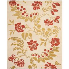 CAPRI, BEIGE / RUST, 8' X 10', Area Rug