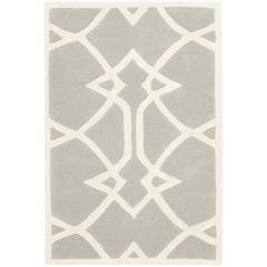 CAPRI, GREY / IVORY, 2' X 3', Area Rug, CPR343A-2