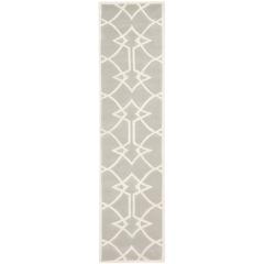 CAPRI, GREY / IVORY, 2'-3" X 9', Area Rug, CPR343A-29