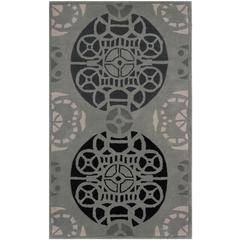 CAPRI, GREY / BLACK, 3' X 5', Area Rug