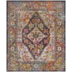 CRYSTAL, NAVY / LIGHT BLUE, 8' X 10', Area Rug, CRS507H-8