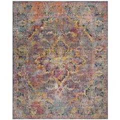 CRYSTAL, NAVY / LIGHT BLUE, 8' X 10', Area Rug, CRS508H-8
