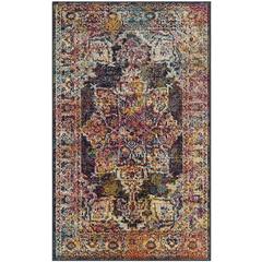 CRYSTAL, NAVY / LIGHT BLUE, 3' X 5', Area Rug, CRS513H-3