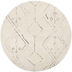 CASABLANCA, IVORY / MULTI, 6' X 6' Round, Area Rug, CSB212A-6R
