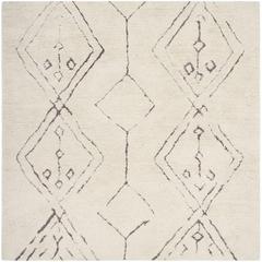 CASABLANCA, IVORY / MULTI, 6' X 6' Square, Area Rug, CSB212A-6SQ
