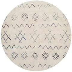 CASABLANCA, IVORY / MULTI, 6' X 6' Round, Area Rug, CSB213A-6R
