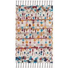 CASABLANCA, IVORY / MULTI, 4' X 6', Area Rug, CSB216A-4