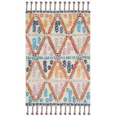 CASABLANCA, IVORY / MULTI, 4' X 6', Area Rug, CSB217A-4