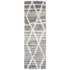 CASABLANCA, GREY / IVORY, 2'-3" X 8', Area Rug