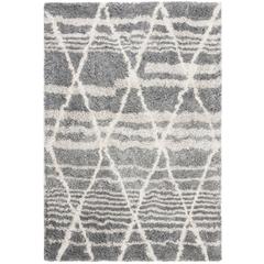 CASABLANCA, GREY / IVORY, 4' X 6', Area Rug