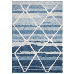 CASABLANCA, BLUE / IVORY, 5' X 8', Area Rug, CSB250M-5