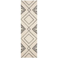 CASABLANCA, IVORY / GREY, 2'-3" X 8', Area Rug, CSB301A-28