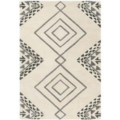 CASABLANCA, IVORY / GREY, 4' X 6', Area Rug, CSB301A-4