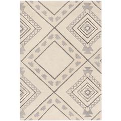 CASABLANCA, IVORY / GREY, 4' X 6', Area Rug, CSB302A-4