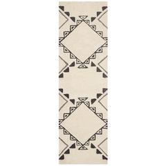 CASABLANCA, IVORY / GREY, 2'-3" X 8', Area Rug, CSB303A-28
