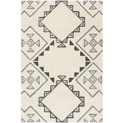 CASABLANCA, IVORY / GREY, 4' X 6', Area Rug, CSB303A-4
