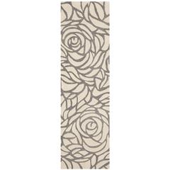 CASABLANCA, IVORY / GREY, 2'-3" X 8', Area Rug, CSB304A-28