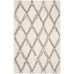 CASABLANCA, IVORY / GREY, 4' X 6', Area Rug, CSB350F-4