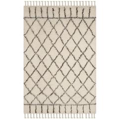 CASABLANCA, IVORY / BROWN, 6' X 9', Area Rug, CSB725A-6