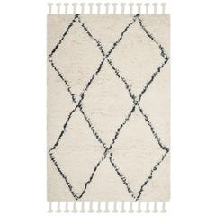 CASABLANCA, IVORY / GREY, 4' X 6', Area Rug, CSB726A-4