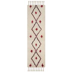 CASABLANCA, IVORY / FUCHSIA, 2'-3" X 8', Area Rug