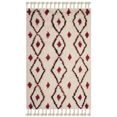 CASABLANCA, IVORY / FUCHSIA, 4' X 6', Area Rug