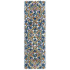 CASABLANCA, IVORY / BLUE, 2'-3" X 8', Area Rug, CSB750A-28