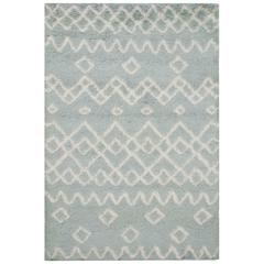 CASABLANCA, BLUE / IVORY, 4' X 6', Area Rug, CSB806B-4