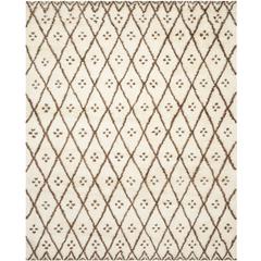 CASABLANCA, IVORY / DARK BROWN, 8' X 10', Area Rug, CSB839A-8