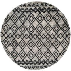 CASABLANCA, GREY / CHARCOAL, 6' X 6' Round, Area Rug