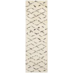 CASABLANCA, IVORY / BROWN, 2'-3" X 8', Area Rug, CSB847A-28