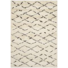 CASABLANCA, IVORY / BROWN, 4' X 6', Area Rug, CSB847A-4