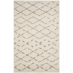 CASABLANCA, IVORY / GREY, 5' X 8', Area Rug, CSB847B-5