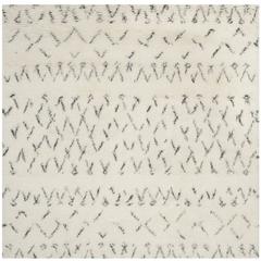 CASABLANCA, IVORY / GREY, 6' X 6' Square, Area Rug, CSB851B-6SQ