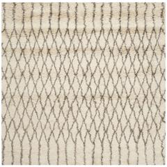 CASABLANCA, IVORY / GREY, 6' X 6' Square, Area Rug, CSB860A-6SQ