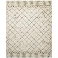 CASABLANCA, IVORY / GREEN, 8' X 10', Area Rug