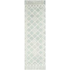 CASABLANCA, BLUE / IVORY, 2'-3" X 8', Area Rug, CSB894B-28